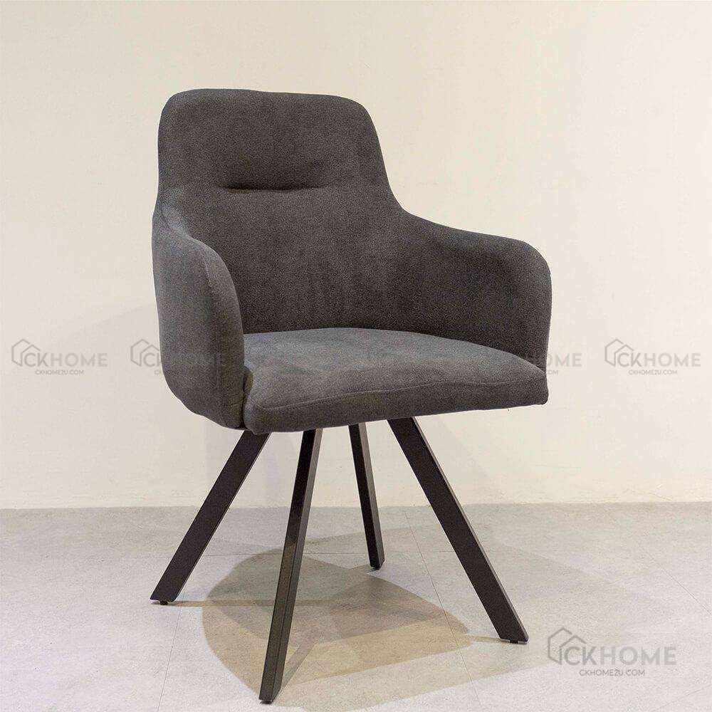 Lanky Fabric Dining Chair 028 Dark Grey (2units)